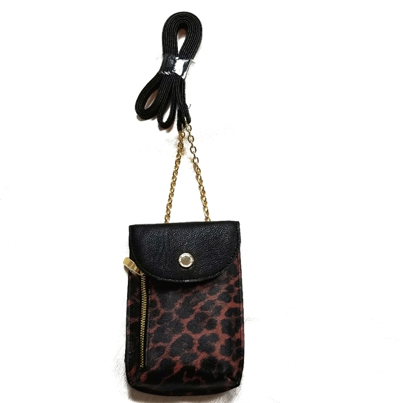 APT 9 Leopard Crossbody Wallet/Cell Bag BNWT - Picture 3 of 8
